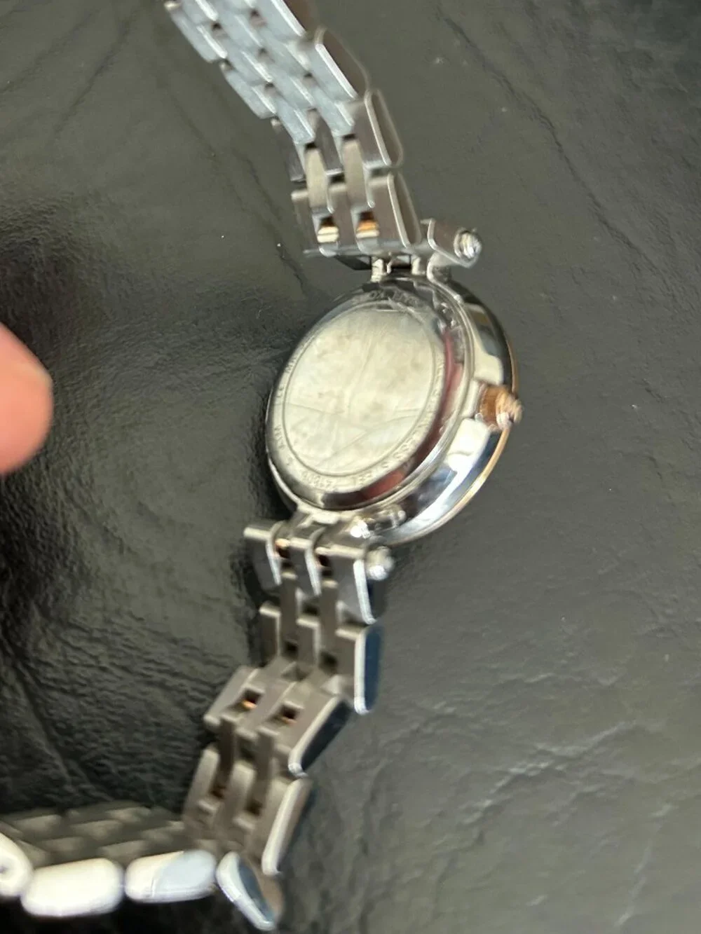 Michael Kors MK3298 Petite Darci Two-Tone Watch Crystal Bezel New Battery 7.5\